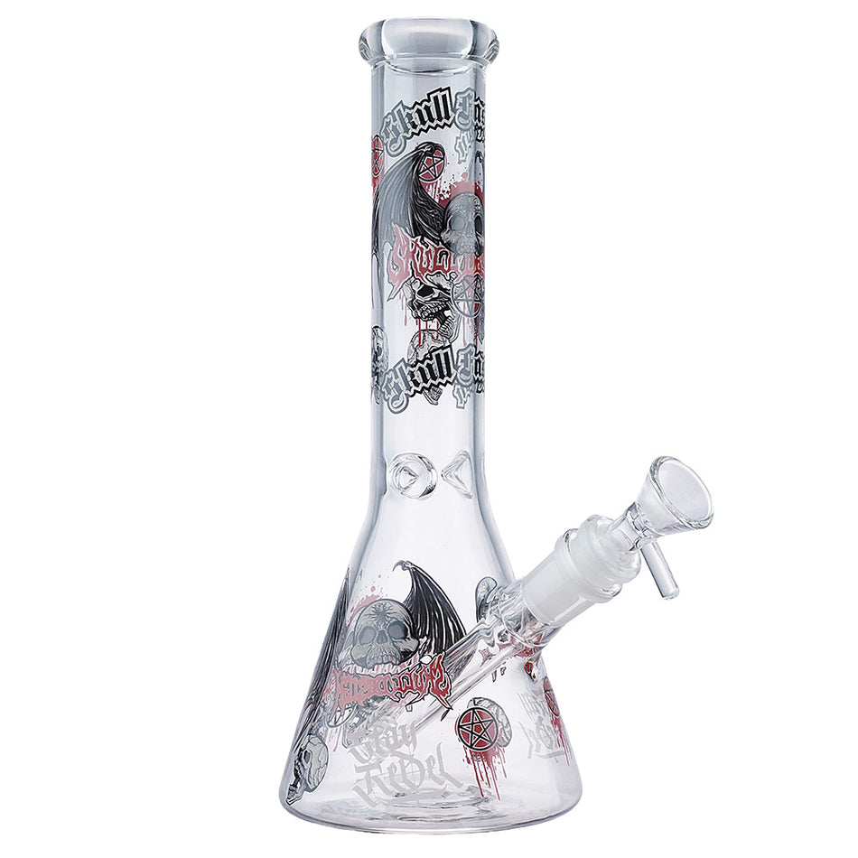 (WATER PIPE) 10" SKULL DESIGN - #2