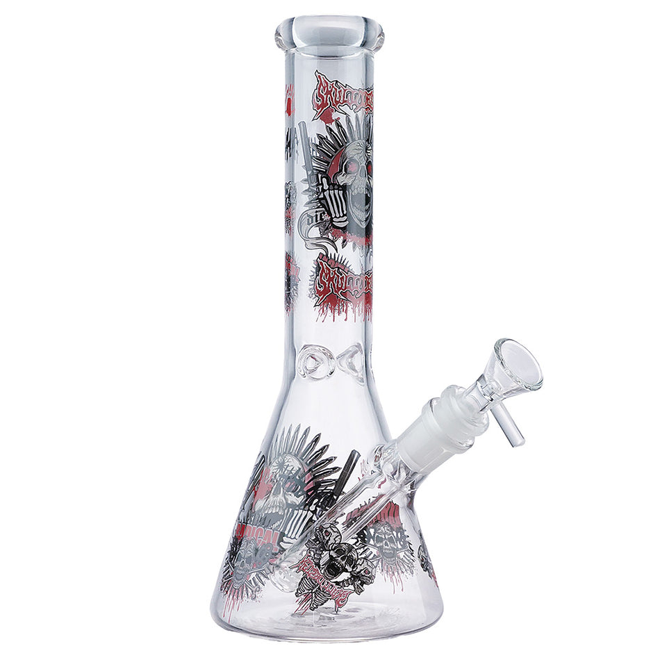 (WATER PIPE) 10" SKULL DESIGN - #3