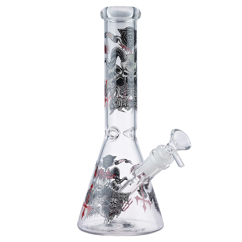 (WATER PIPE) 10" SKULL DESIGN - #5