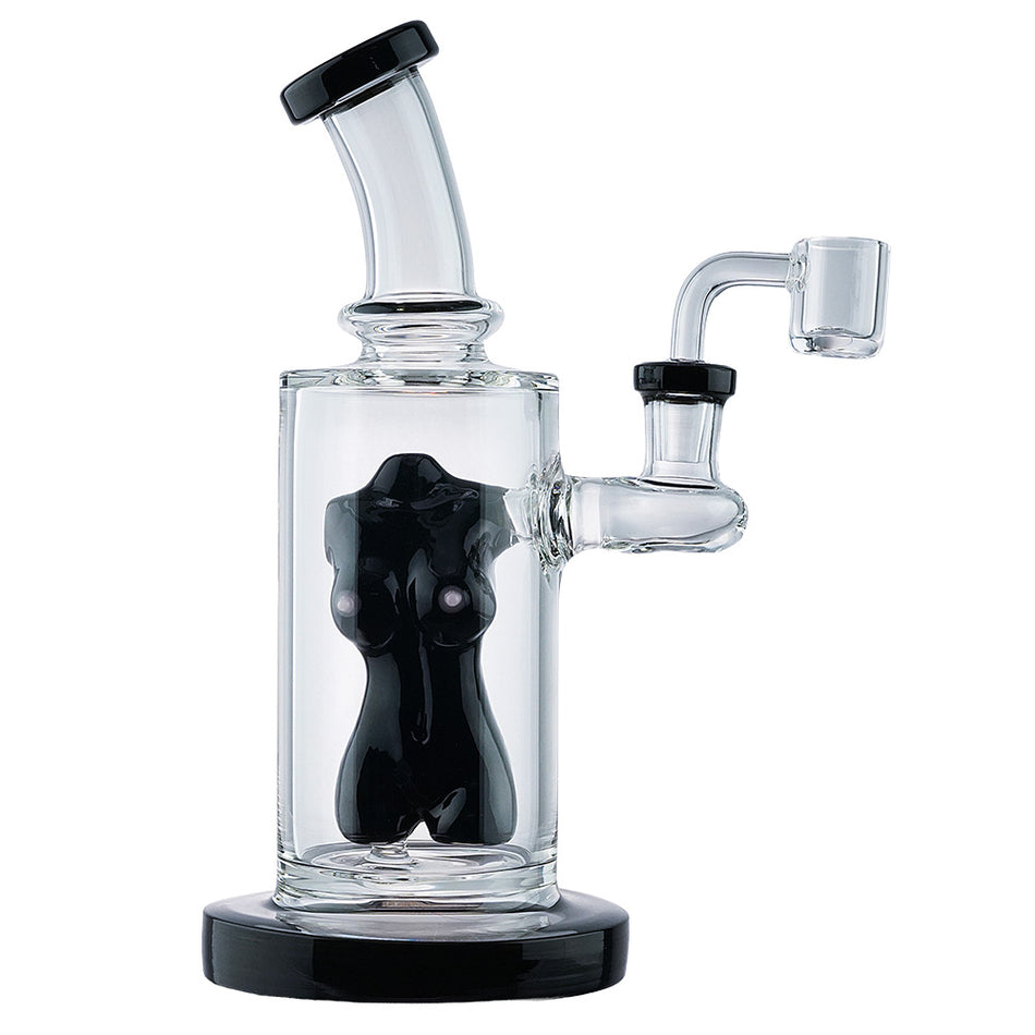 (WATER PIPE) 8.5" SEXY BODY - BLACK