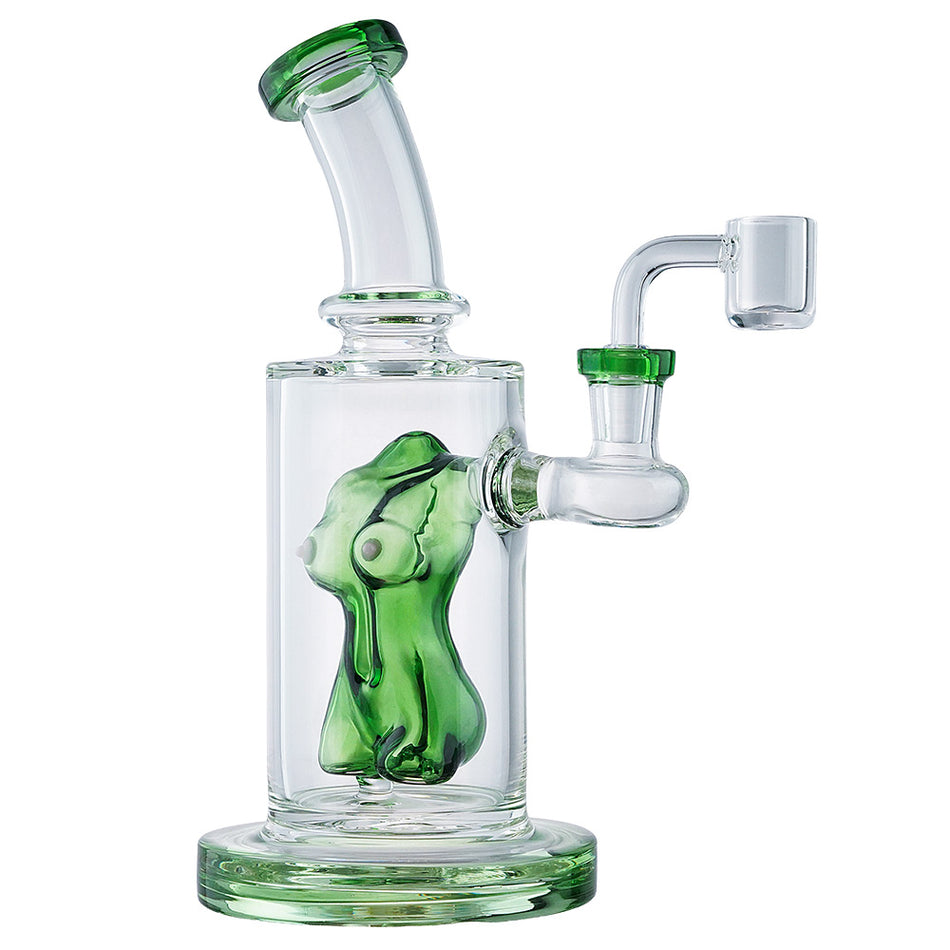 (WATER PIPE) 8.5" SEXY BODY - GREEN
