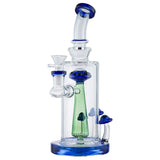 (WATER PIPE) 9" UFO SPACE CITY - BLUE