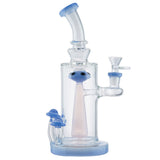 (WATER PIPE) 9" UFO SPACE CITY - JADE BLUE