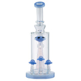 (WATER PIPE) 9" UFO SPACE CITY - JADE BLUE