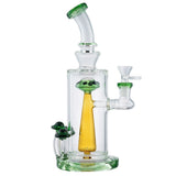 (WATER PIPE) 9" UFO SPACE CITY - GREEN