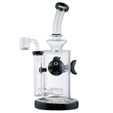 (WATER PIPE) 8.5" SWIMMING FISH - BLACK