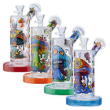 (WATER PIPE) 6.5" MUSHROOM - BLUE