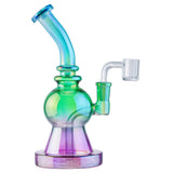 (RIG) 8" GLOBE ON SOLID BASE - BLUE