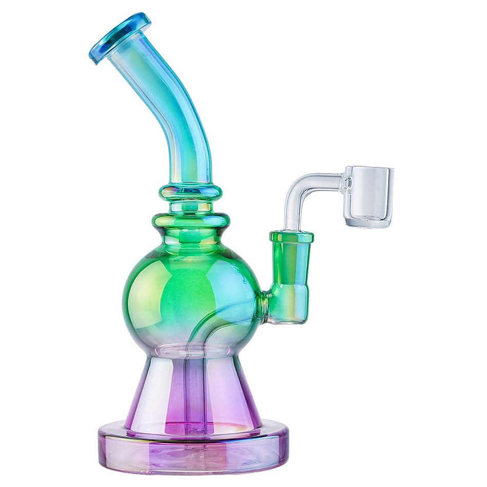 (RIG) 8" GLOBE ON SOLID BASE - BLUE