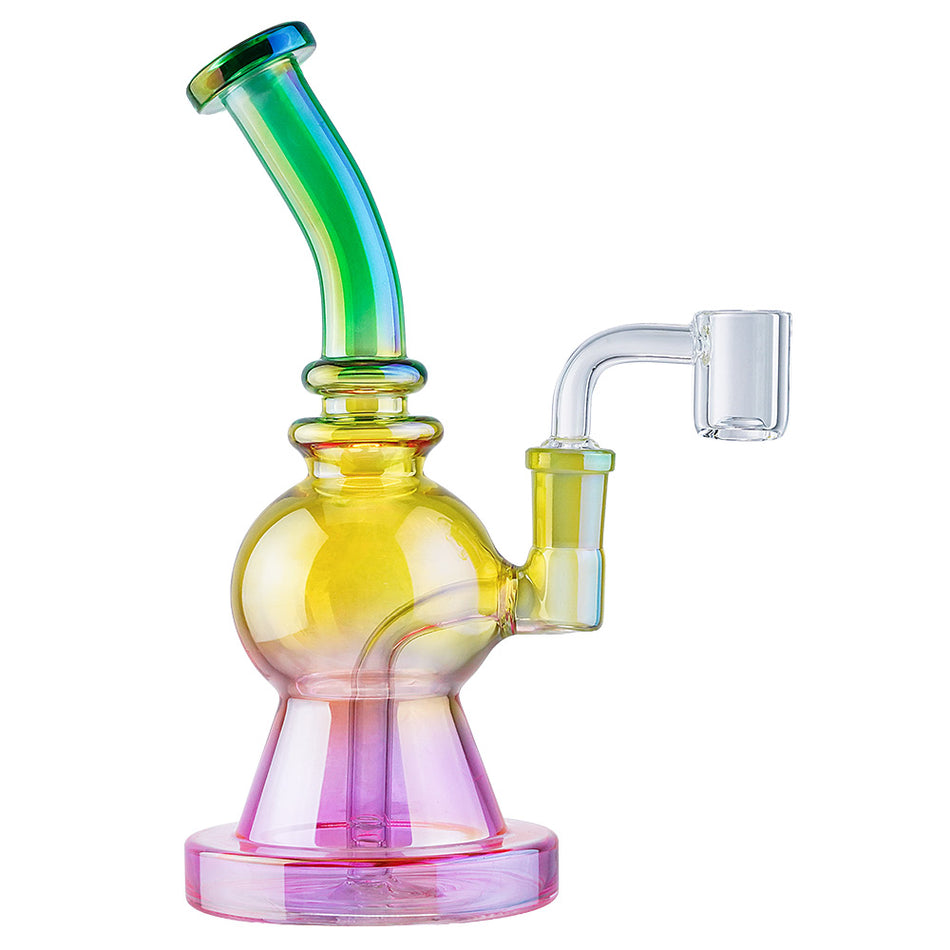 (RIG) 8" GLOBE ON SOLID BASE - GREEN