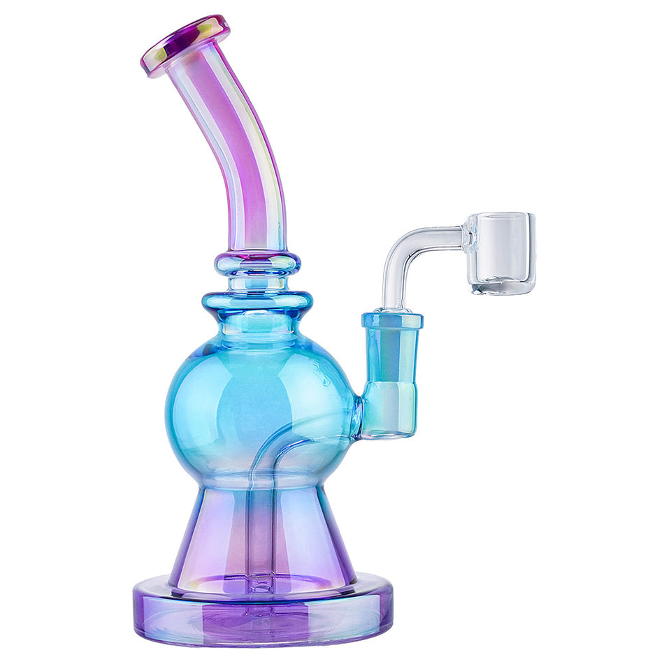 (RIG) 8" GLOBE ON SOLID BASE - PURPLE