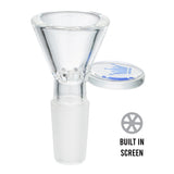 (BOWL) 14mm KRAVE HONEYCOMB WITH HANDLE - BLUE