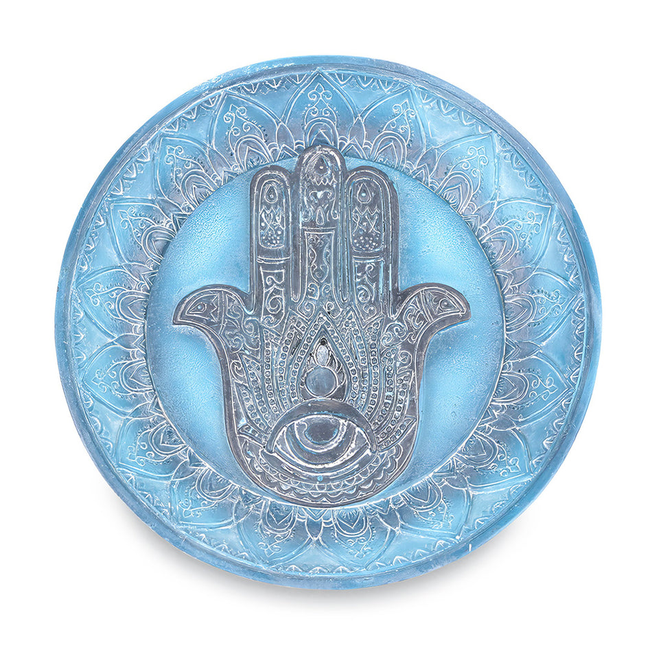 (INCENSE BURNER) FANTASY - BLUE HAMSA