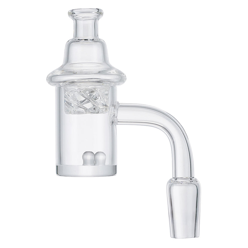(BANGER SET) QUARTZ BANGER SPINING SET - CLEAR