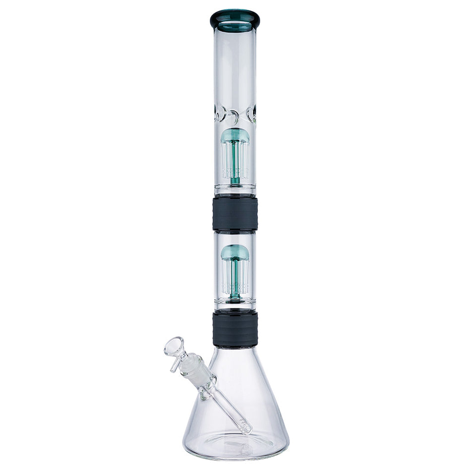 (WATER PIPE) 20.5" MODULAR SERIES 3 PCS BEAKER - TEAL