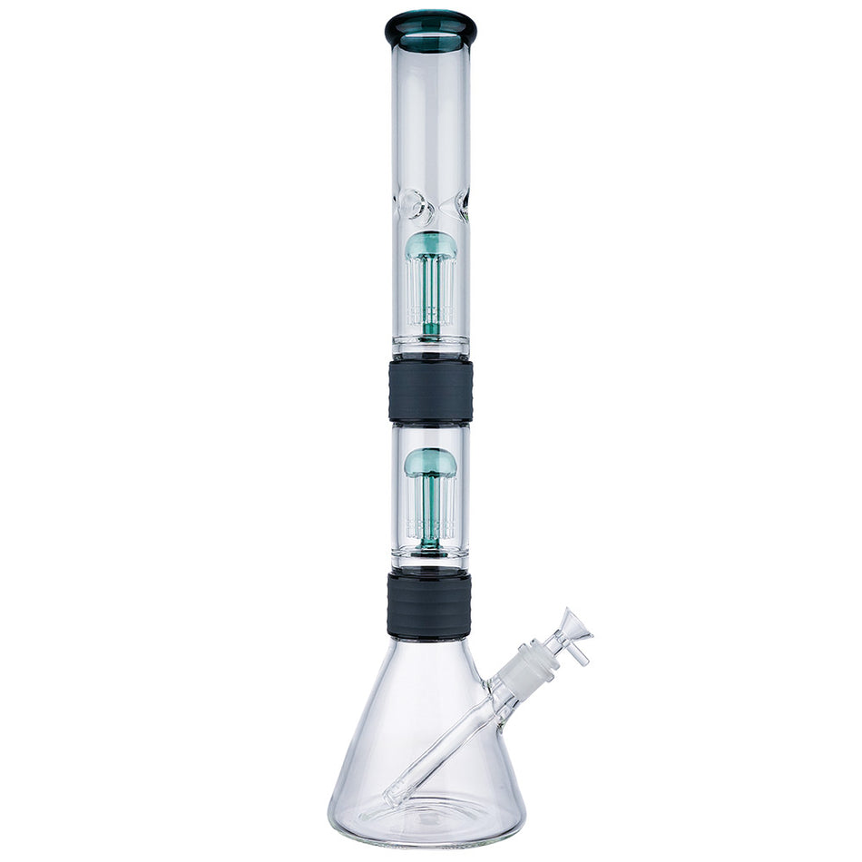 (WATER PIPE) 20.5" MODULAR SERIES 3 PCS BEAKER - TEAL