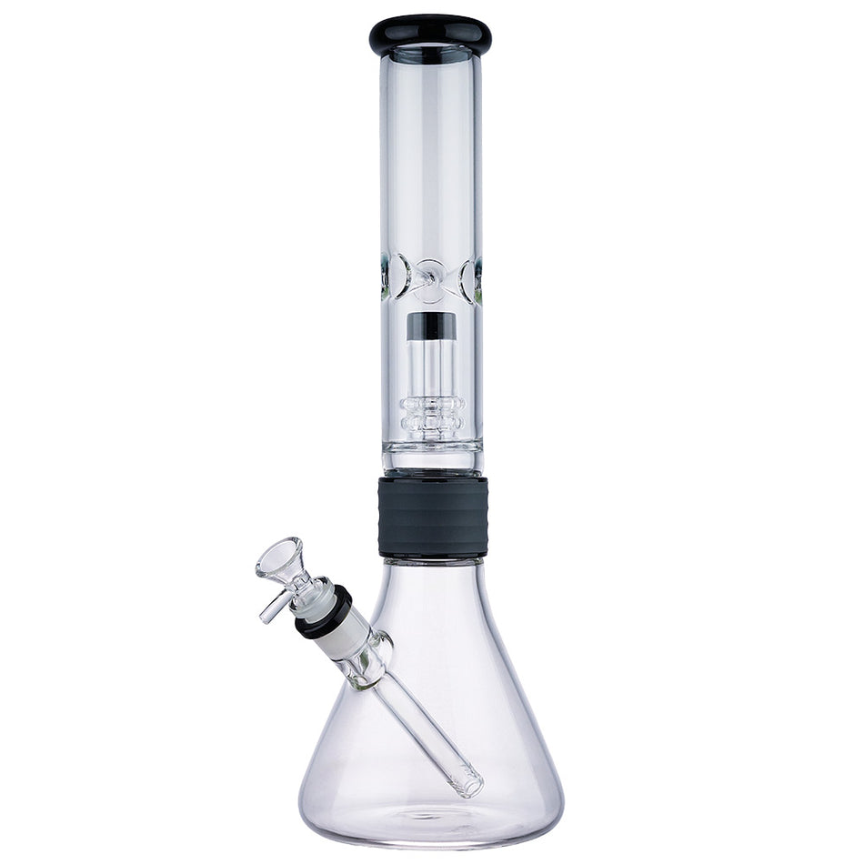 (WATER PIPE) 15" MODULAR SERIES BEAKER - BLACK
