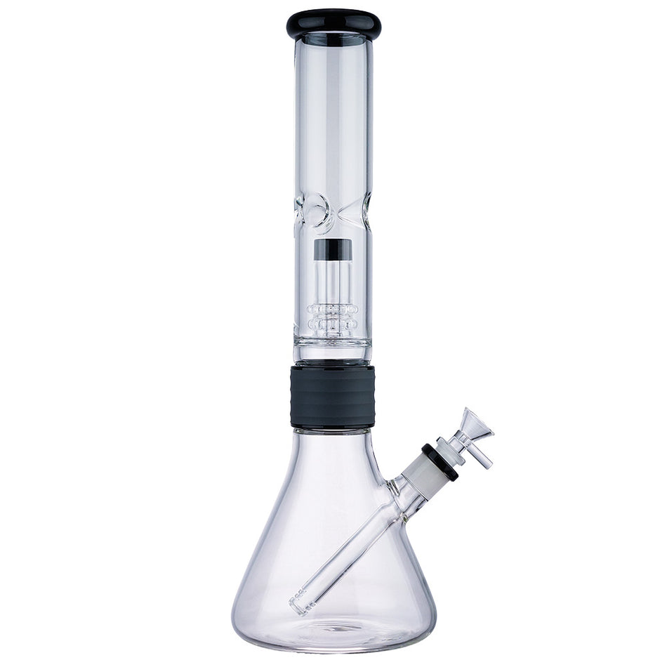 (WATER PIPE) 15" MODULAR SERIES BEAKER - BLACK