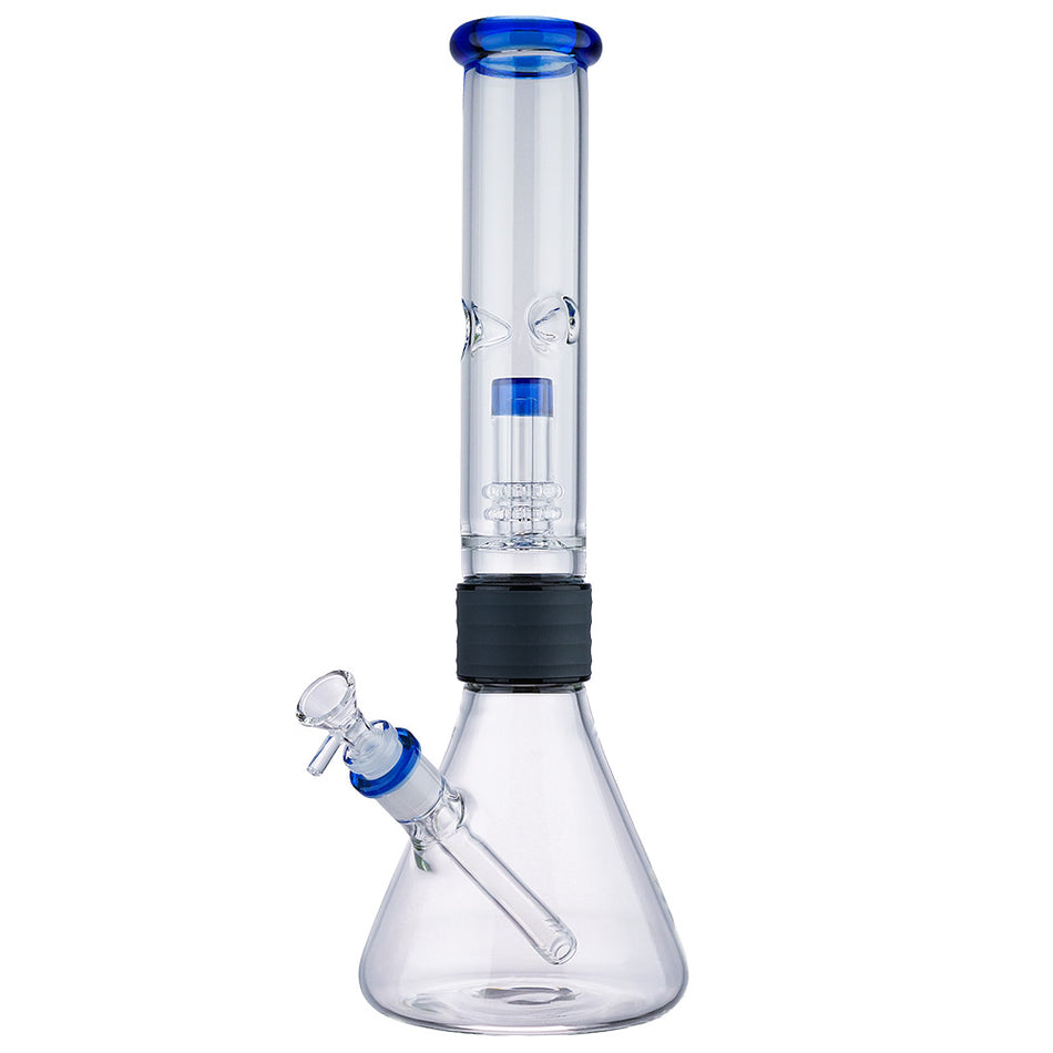 (WATER PIPE) 15" MODULAR SERIES BEAKER - BLUE