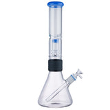 (WATER PIPE) 15" MODULAR SERIES BEAKER - JADE BLUE