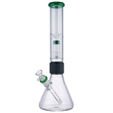 (WATER PIPE) 15" MODULAR SERIES BEAKER - JADE GREEN