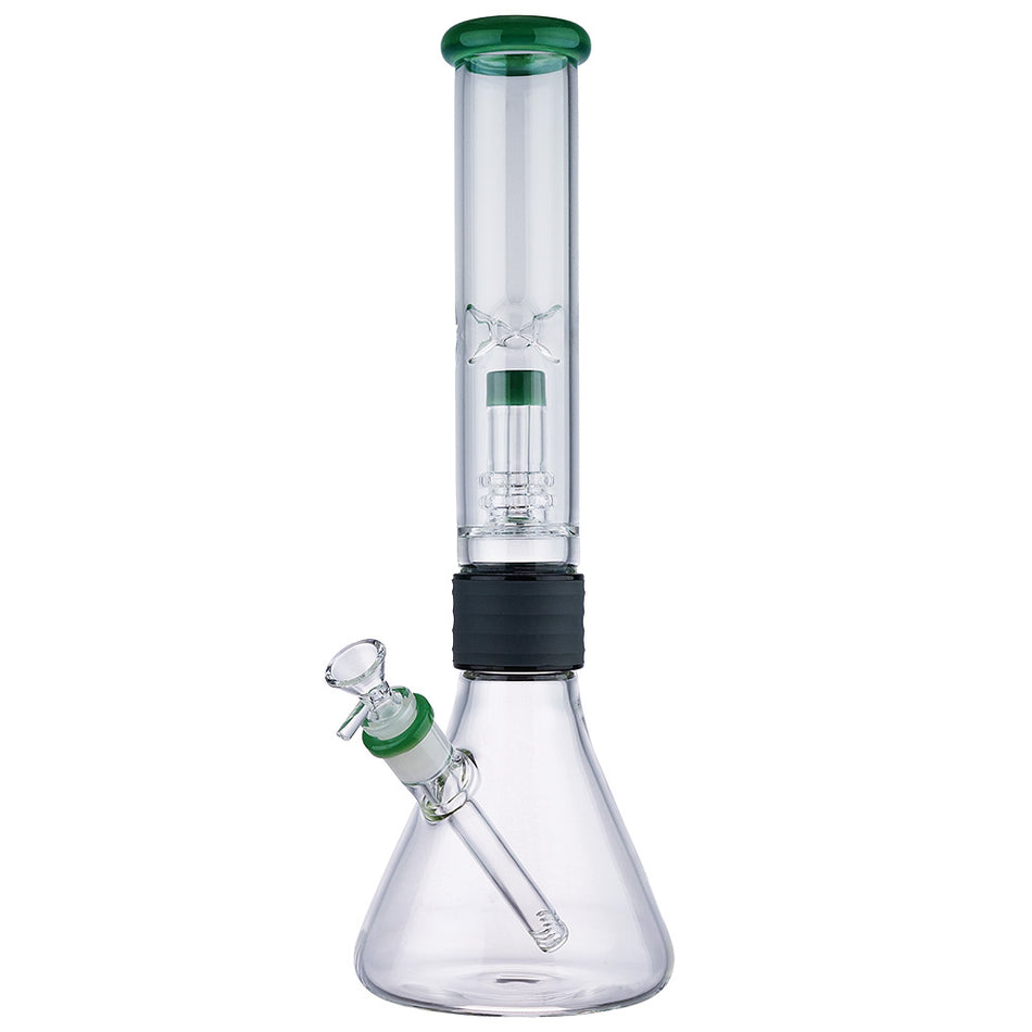(WATER PIPE) 15" MODULAR SERIES BEAKER - JADE GREEN