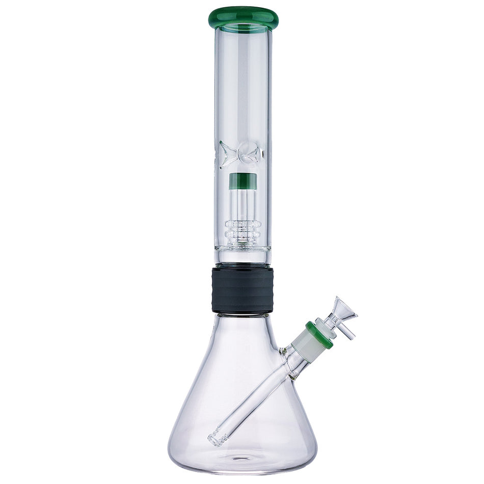 (WATER PIPE) 15" MODULAR SERIES BEAKER - JADE GREEN