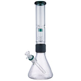 (WATER PIPE) 15" MODULAR SERIES BEAKER - TEAL