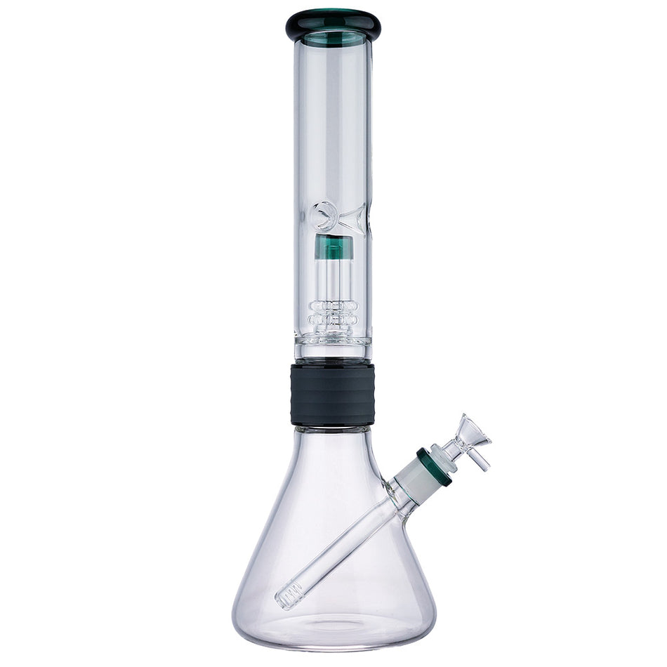 (WATER PIPE) 15" MODULAR SERIES BEAKER - TEAL