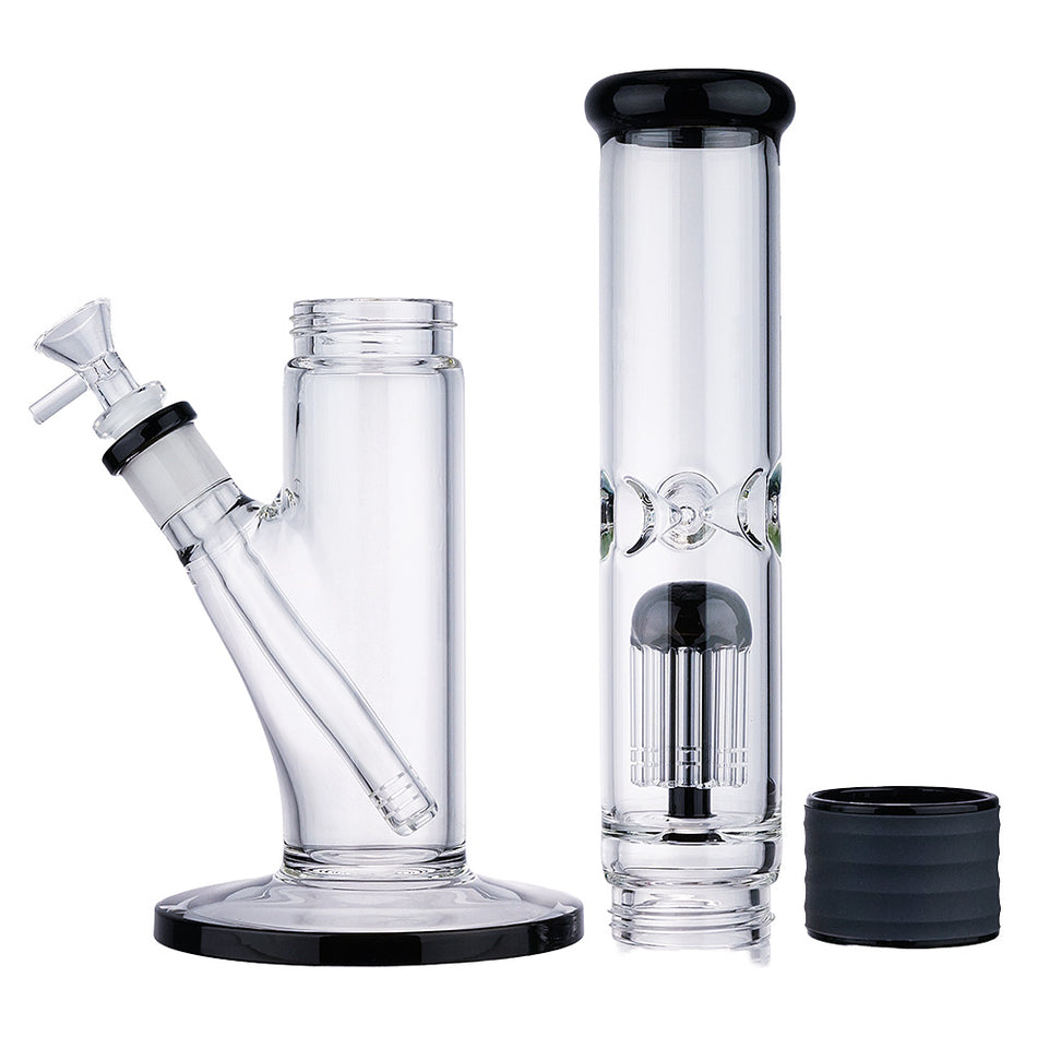 (WATER PIPE) 16.5" MODULAR SERIES TUBE - BLACK
