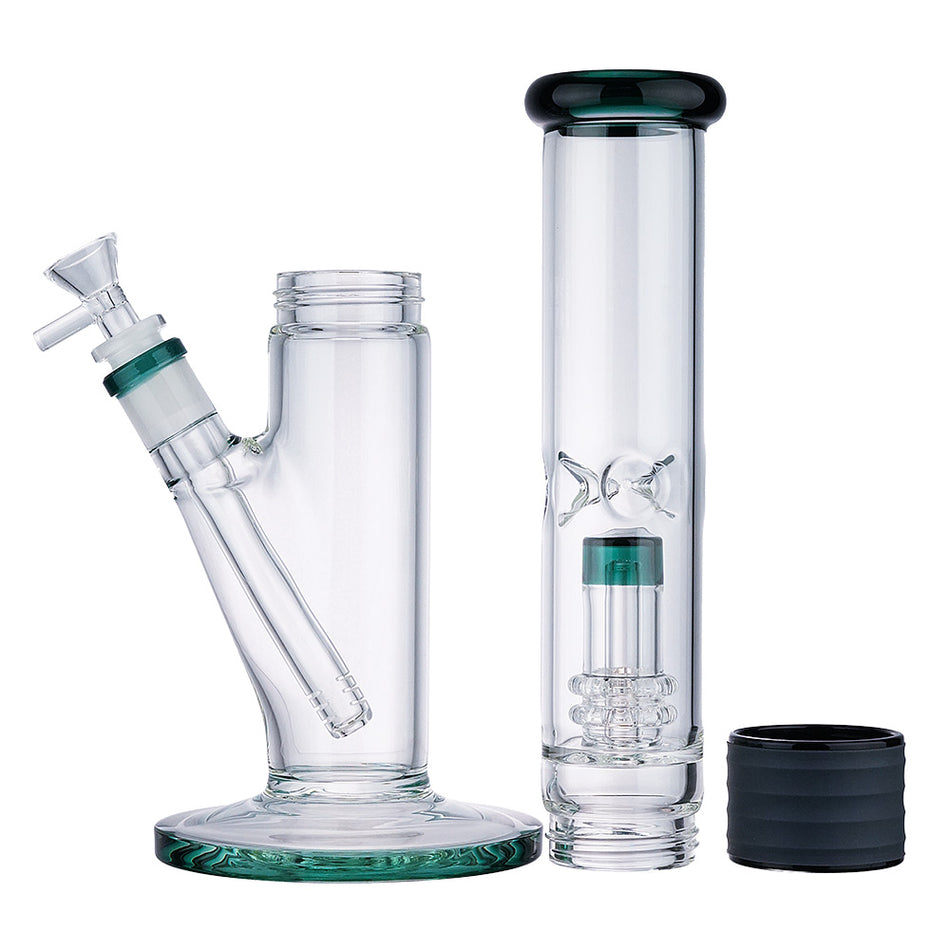(WATER PIPE) 16.5" MODULAR SERIES TUBE - JADE BLUE