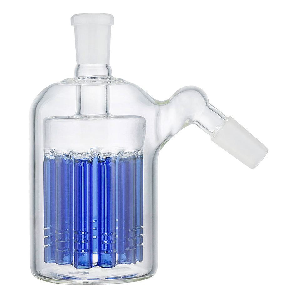 (ASH CATCHER) 5" 11 ARMS PERC 14mm 45° - BLUE