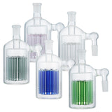 (ASH CATCHER) 5" 11 ARMS PERC 14mm 90° - CLEAR