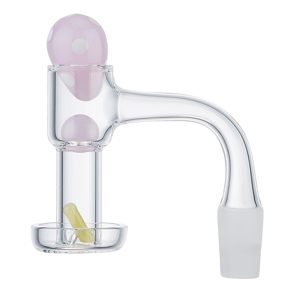 (BANGER SET) EGG BONE SPINNING SET 14mm - PINK