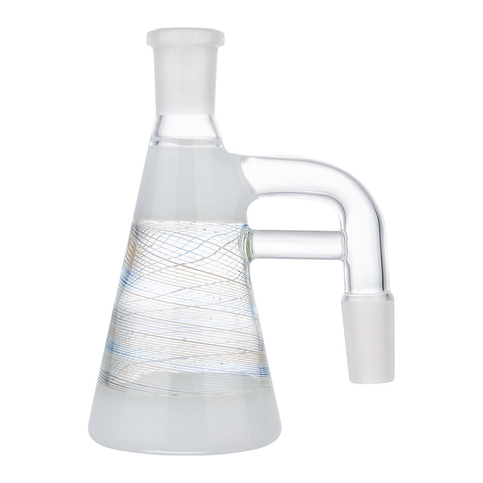(ASH CATCHER) COLORED FOR DRY 90° 14mm - WHITE