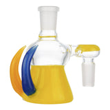 (ASH CATCHER) DOUBLE HORN FOR DRY 90° 14mm - YELLOW