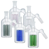 (ASH CATCHER) 5" 8 ARMS PERC 14mm 45° - BLUE