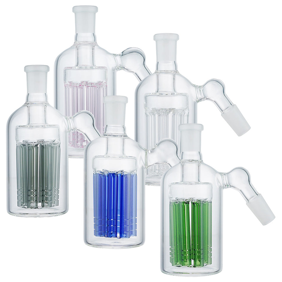 (ASH CATCHER) 5" 8 ARMS PERC 14mm 45° - BLUE