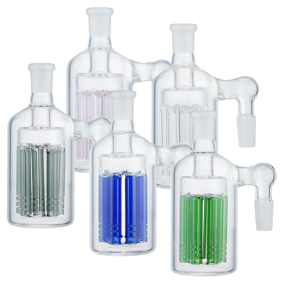 (ASH CATCHER) 5" 8 ARMS PERC 14mm 90° - PINK