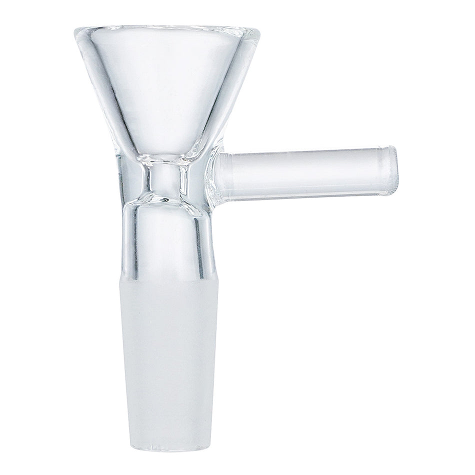 (BOWL) 10MM GOG BOWL STEM - CLEAR W/ HANDLE