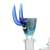 (BOWL) 14MM DOUBLE HORNS - ASSORTED COLOR