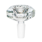 (BOWL) 14mm DIAMOND EXTRA WIDE BOWL - CLEA