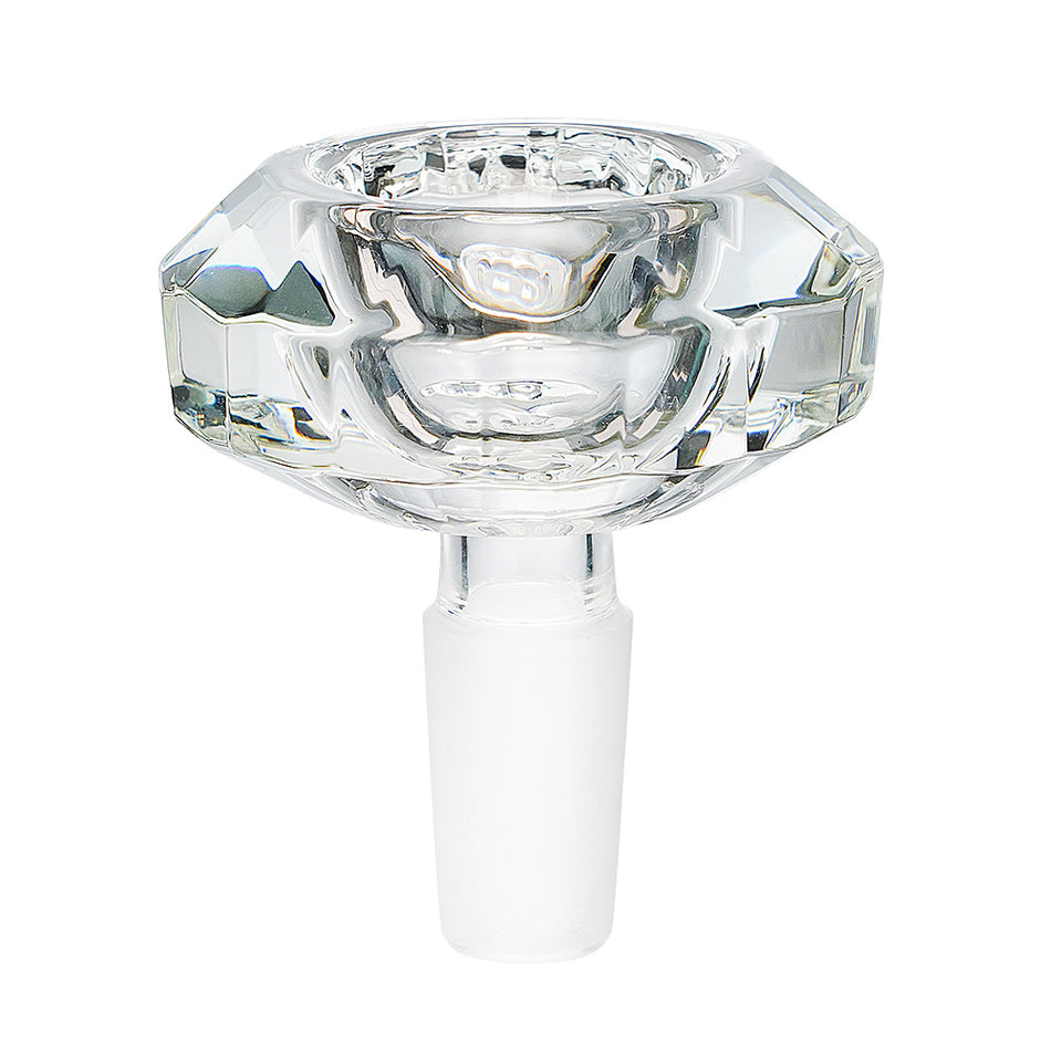 (BOWL) 14mm DIAMOND EXTRA WIDE BOWL - CLEA