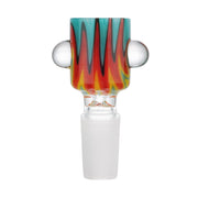 (BOWL) 14mm FIRE FLAME - WHITE