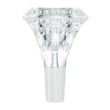 (BOWL) 14MM SQUARE AQUA DROP - CLEAR