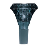 (BOWL) 14MM SQUARE AQUA DROP - BLACK
