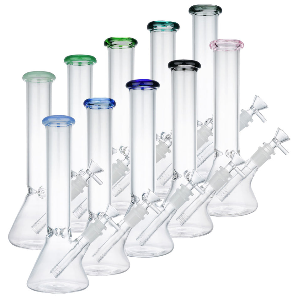 (WATER PIPE) 10" LA BELLE BEAKER - TEAL