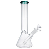 (WATER PIPE) 10" LA BELLE BEAKER - TEAL