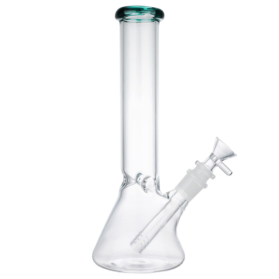 (WATER PIPE) 10" LA BELLE BEAKER - TEAL