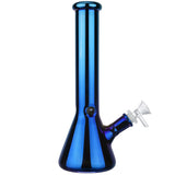 (WATER PIPE) 10" LA BELLE SHINY BEAKER - BLUE